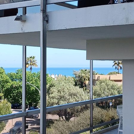 Juan Les Pins Tanit Studio Climatise Vue Sur Mer Piscine Антіб Екстер'єр фото
